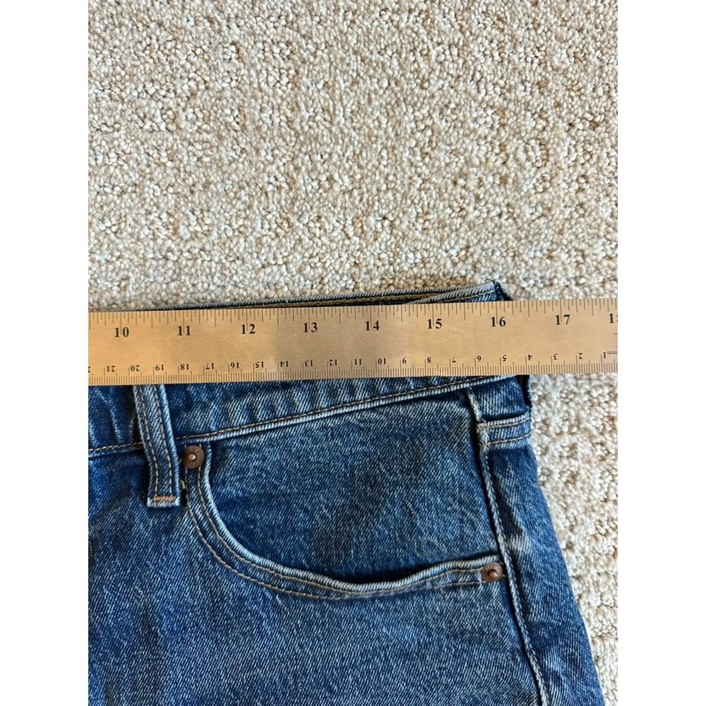 Abercrombie High Rise Dad Short Set 5" Inseam Blue Denim Women 30 - Picture 7 of 10